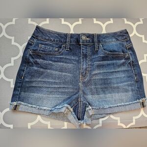 High Rise curvy Shortie shorts size 5/27
